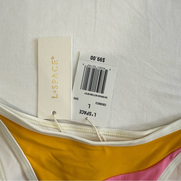 Lspace Daybreak Bikini Bottom Itsy Sz L NWT - Picture 4 of 5